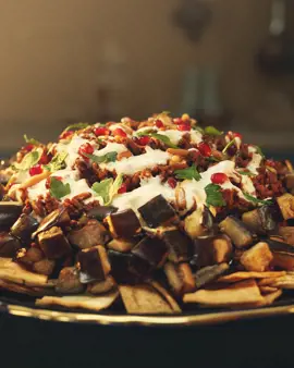 Aubergine fatteh