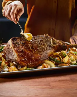 Roast leg of lamb