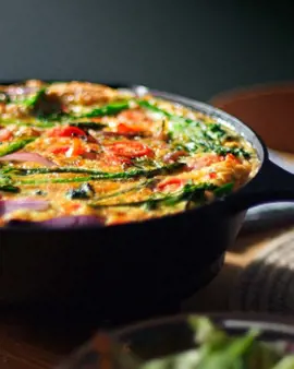 Frittata med broccoli 