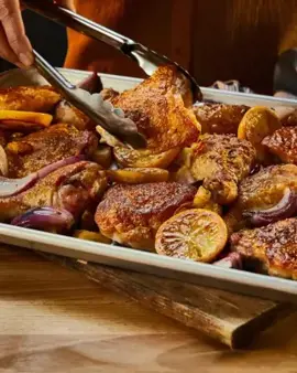 Pollo griego al limón