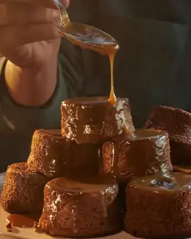 Minipúdines de caramelo meloso