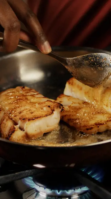 Perfect pan fried fish