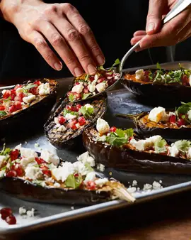 Baked aubergines recipe