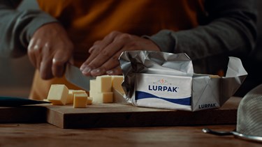 Cocinando con mantequilla Lurpak