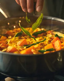 Pumpkin risotto
